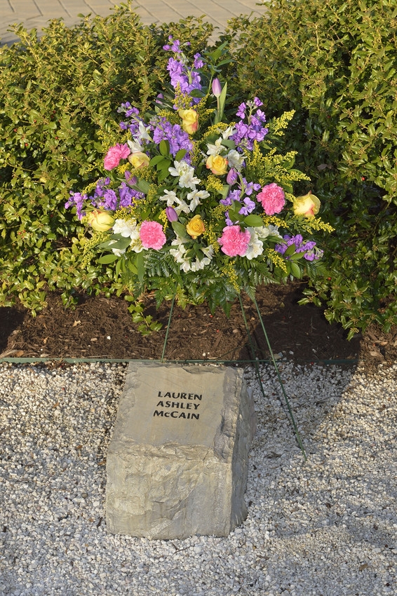 Lauren Ashley McCain stone at April 16 Memorial